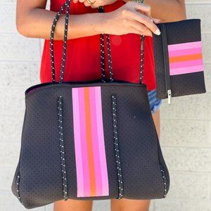 neoprene tote bag, tote bag, beach bag, purses and